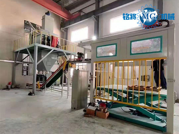 江蘇張家港輕質石膏砂漿自動化生產線安裝收尾！馬上準備試機啦！