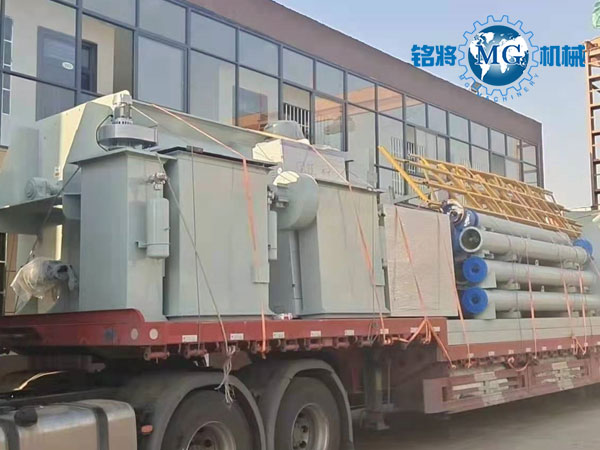 陜西西安定制犁刀混合機成套設備發貨！