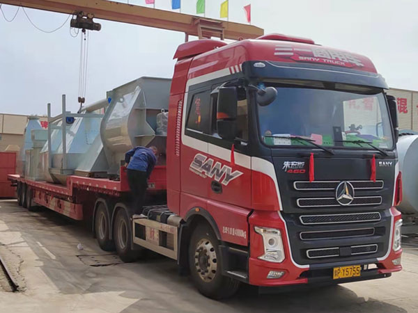 繼續發貨！干粉砂漿設備繼續發往南京鱷魚集團