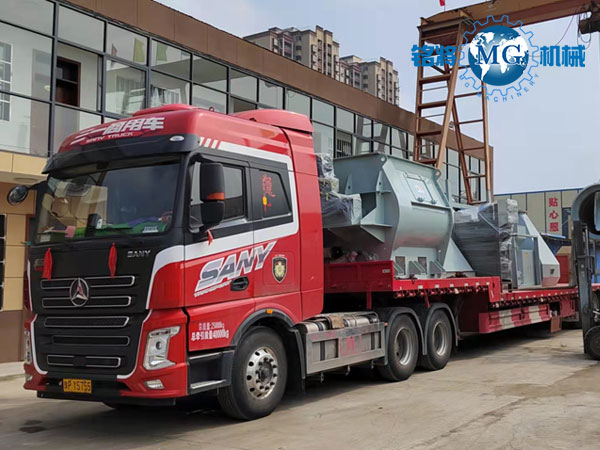 繼續發貨！干粉砂漿設備繼續發往南京鱷魚集團