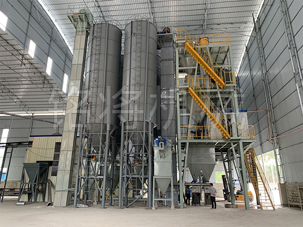 干粉砂漿設備如何選擇廠房場地？